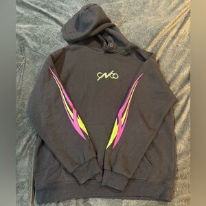 Black CNCO Hoodie with Pink and Yellow Accents